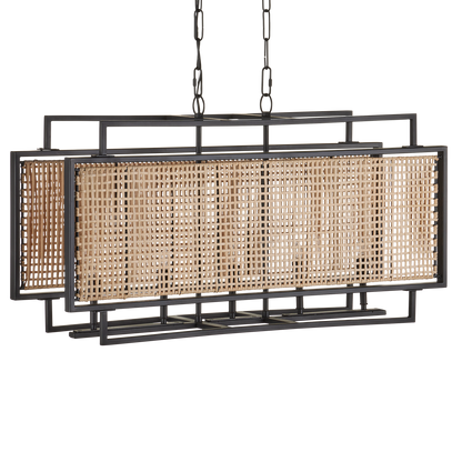 Currey & Co. Boswell Rectangular Chandelier 9000-1164