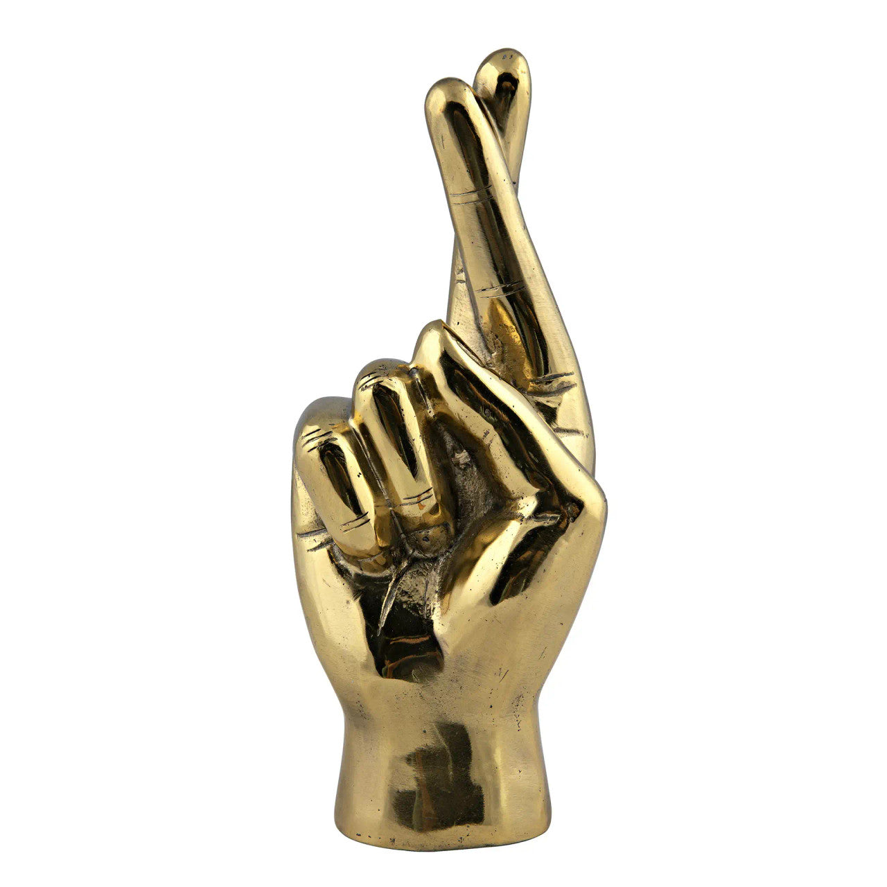 Noir Fingers Crossed in Antique Brass AB-123BR