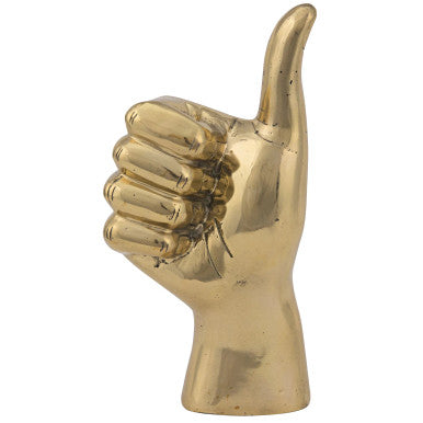 Noir Thumbs Up in Antique Brass AB-124BR