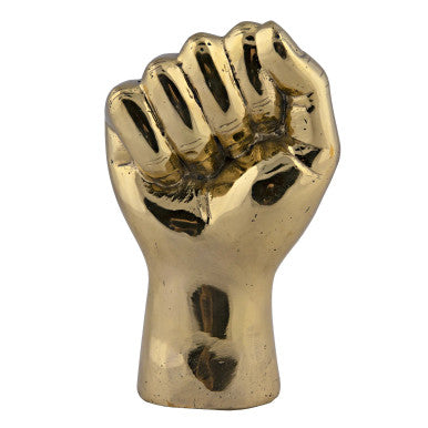 Noir The Solidarity Fist in Antique Brass AB-130BR