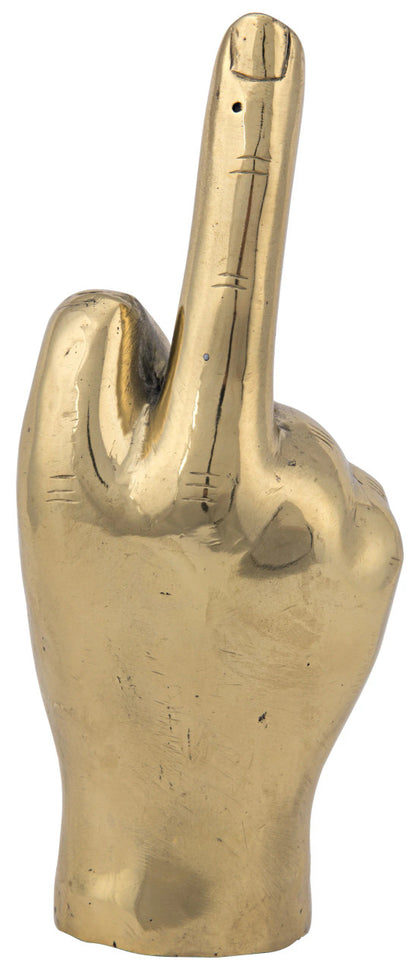 Noir The Finger in Antique Brass AB-1A-BR