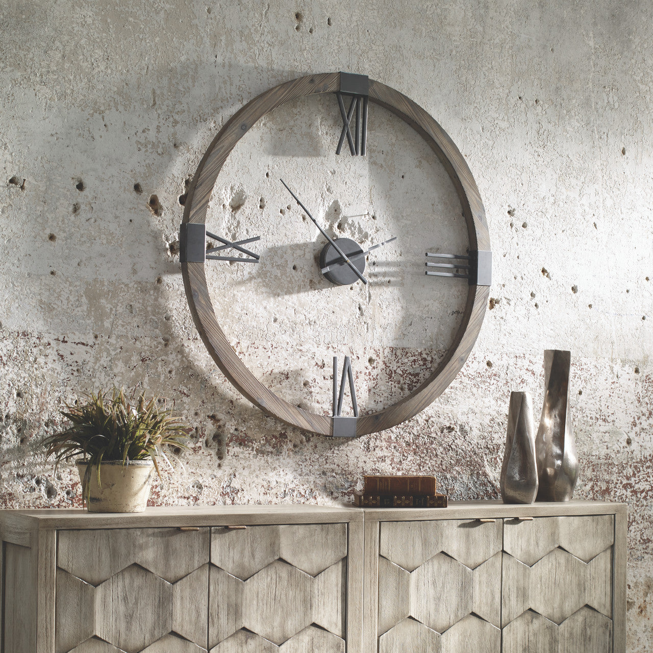 Uttermost Marcelo Modern Wall Clock 06454