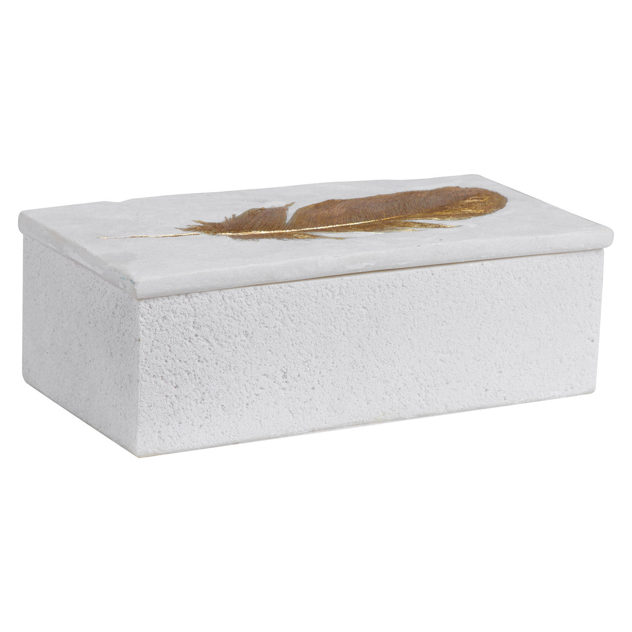 Uttermost Nephele White Stone Box 17724