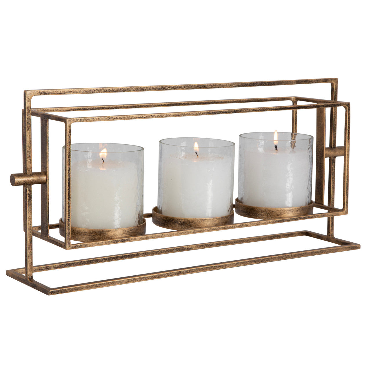 Uttermost Wenman Gold Triple Candleholder 18107