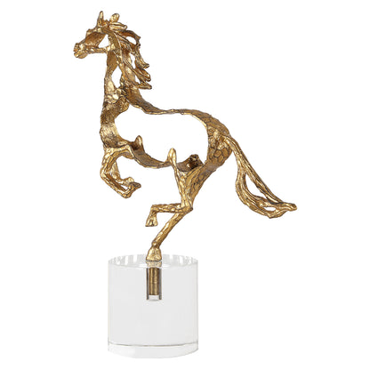 Uttermost Gallop Gold Sculpture 18146