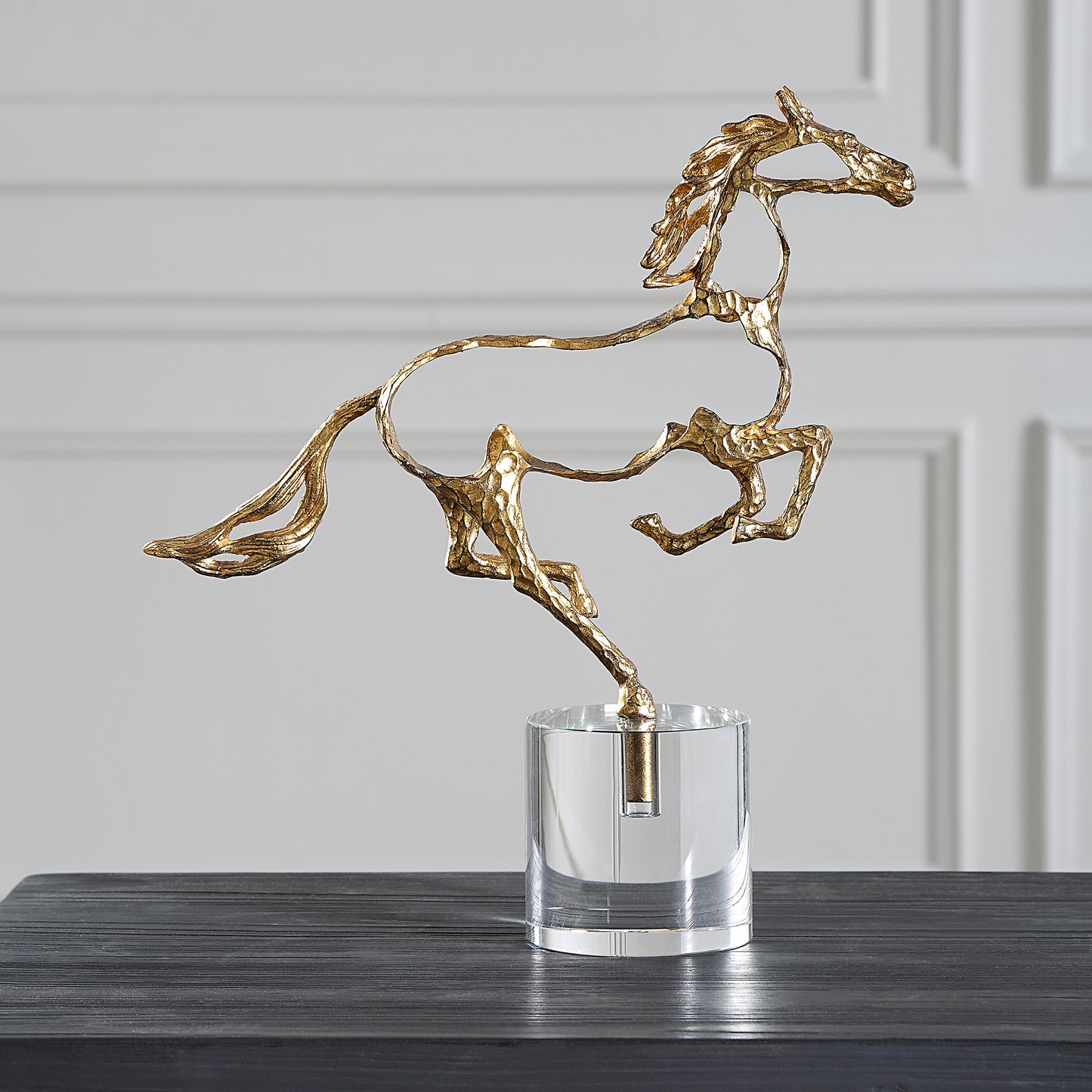 Uttermost Gallop Gold Sculpture 18146