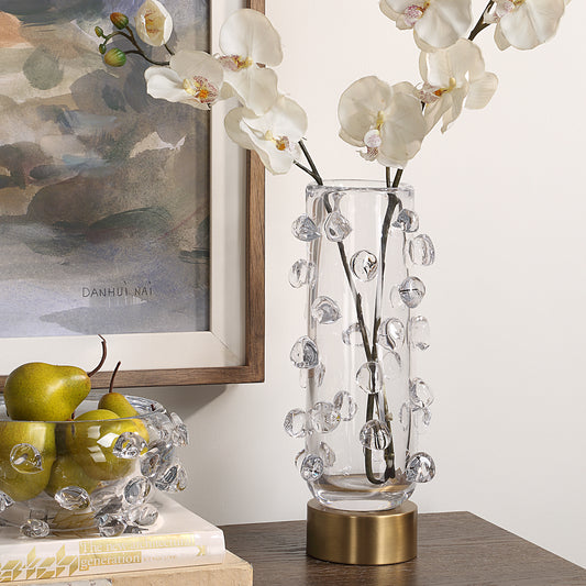 Uttermost Aura Clear Glass Vase 18182