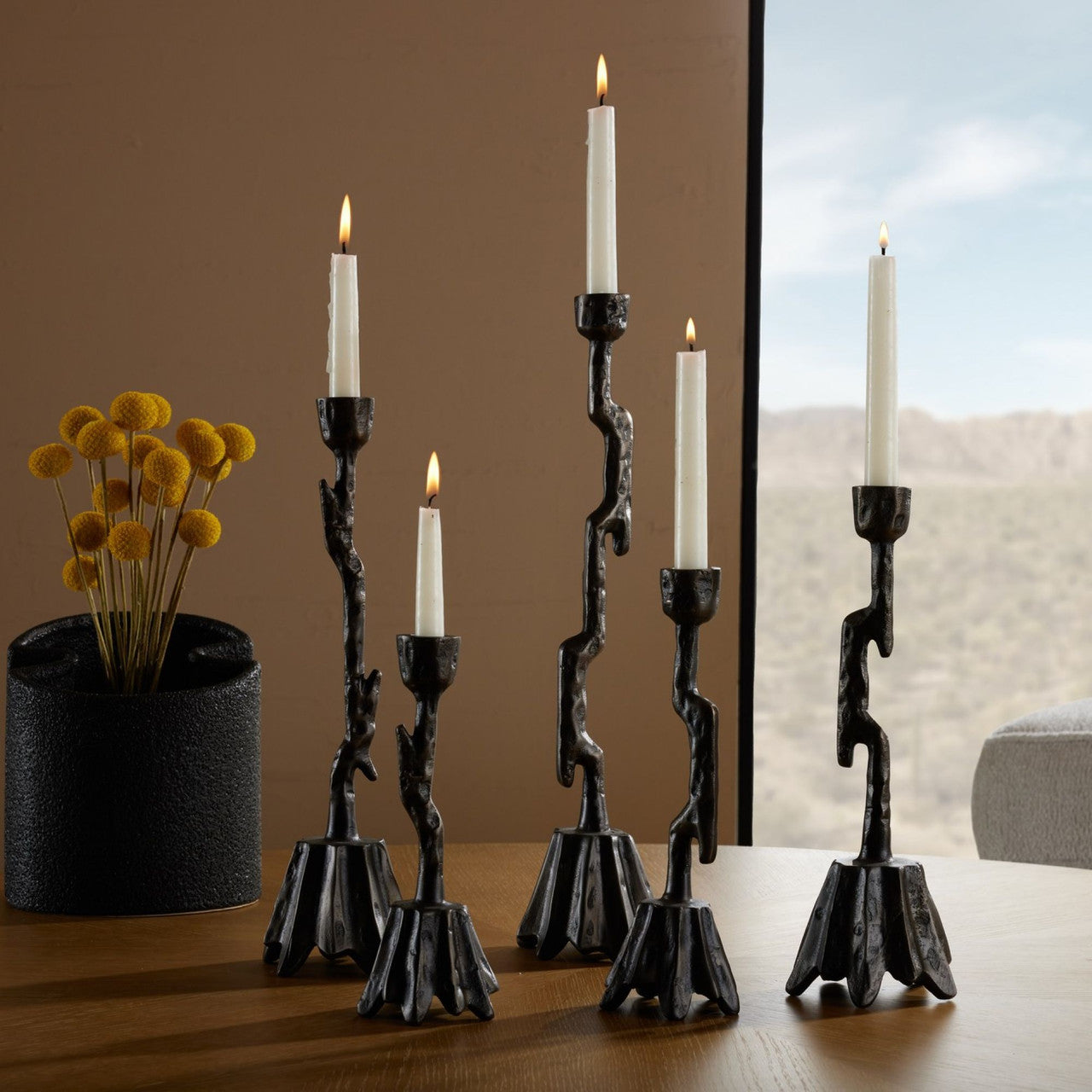 Arteriors Home Brandt Candlesticks, Set of 5 ACI02