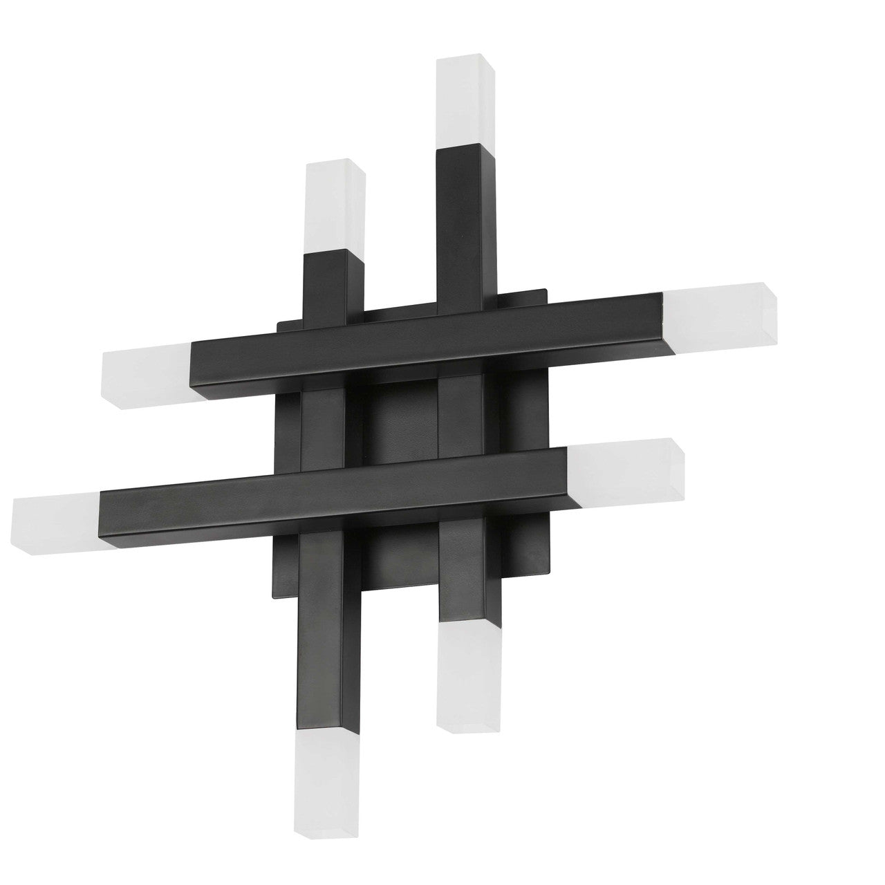 Dainolite 24W Wall Sconce Matte Black with Frosted Acrylic Diffuser ACS-1432W-MB-FR