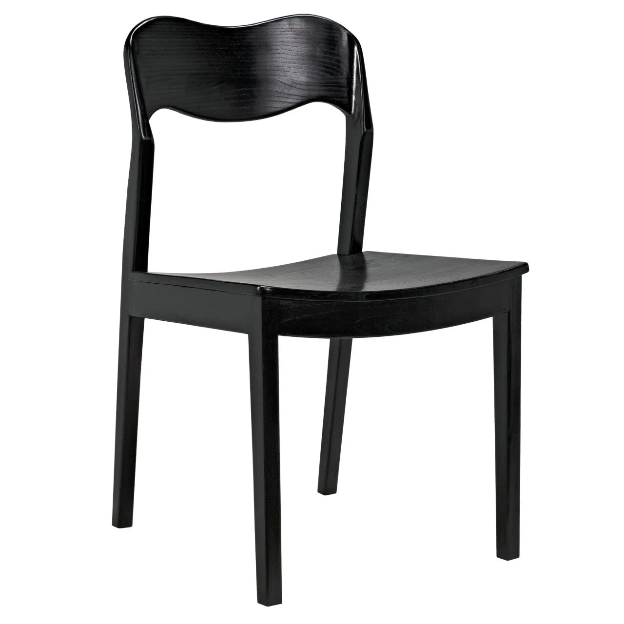 Noir Weller Chair in Charcoal Black AE-141CHB