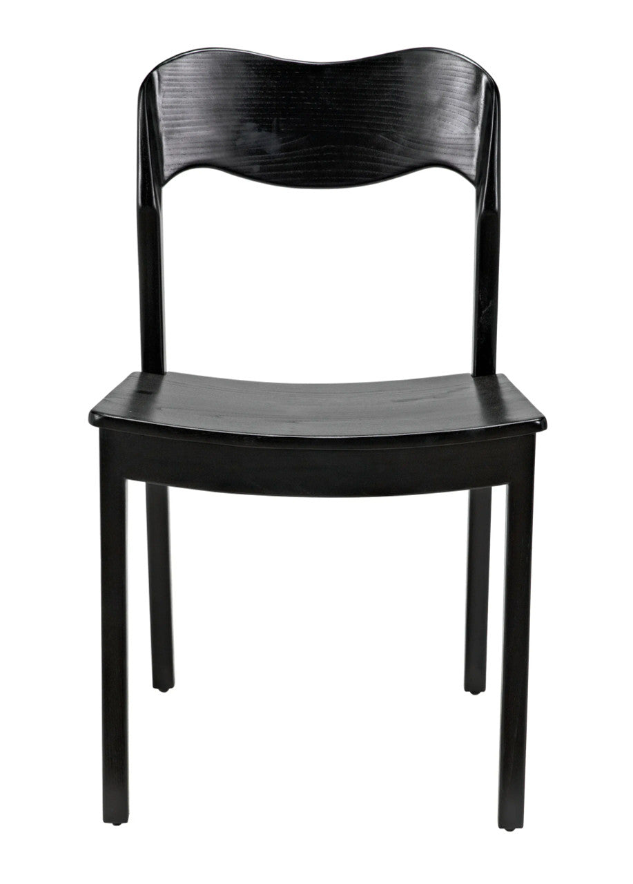 Noir Weller Chair in Charcoal Black AE-141CHB