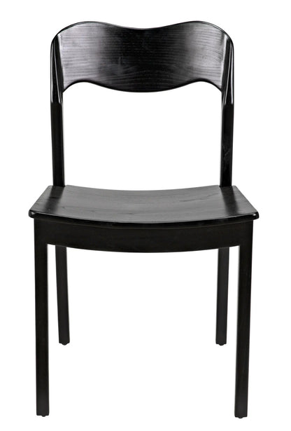 Noir Weller Chair in Charcoal Black AE-141CHB