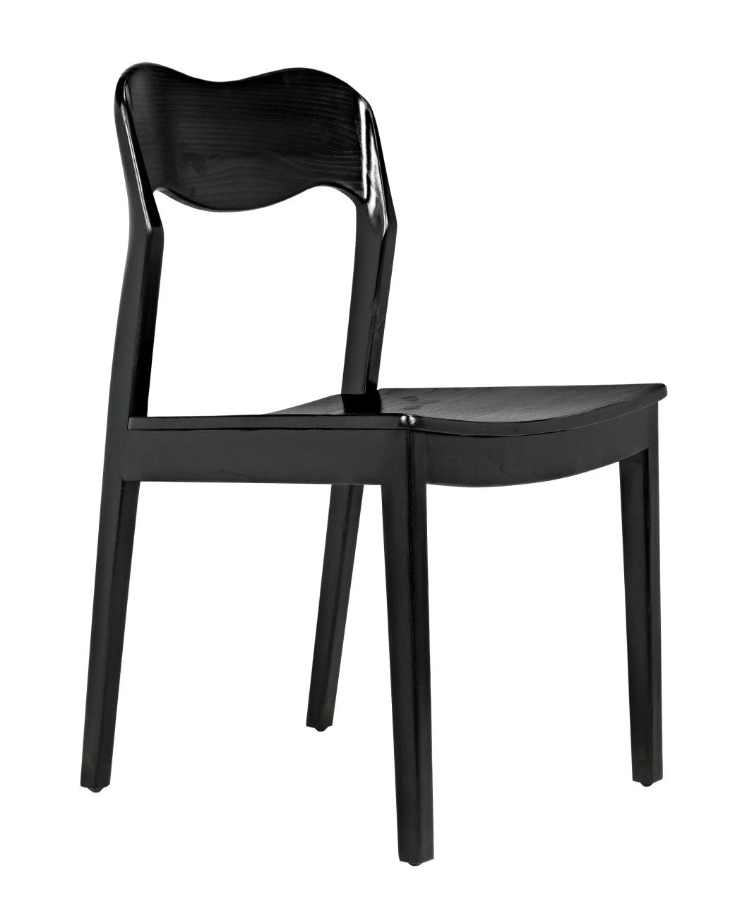 Noir Weller Chair in Charcoal Black AE-141CHB