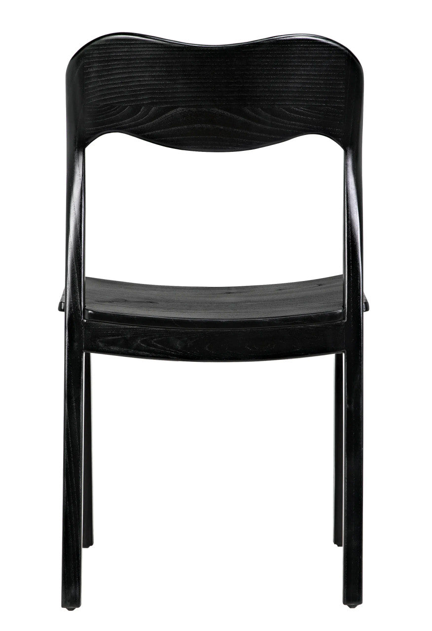 Noir Weller Chair in Charcoal Black AE-141CHB