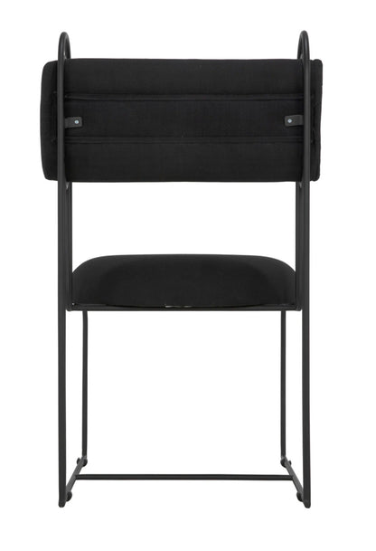 Noir Daisy Chair in Black Metal AE-145