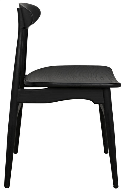 Noir Surf Chair in Charcoal Black AE-15CHB