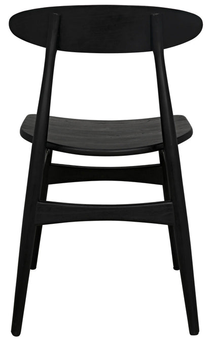 Noir Surf Chair in Charcoal Black AE-15CHB