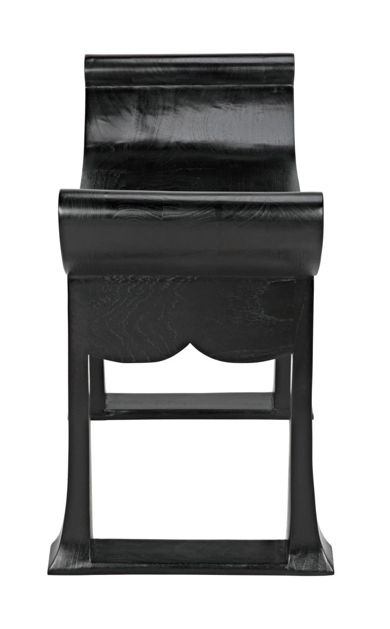 Noir Wey Stool in Charcoal Black AE-169CHB