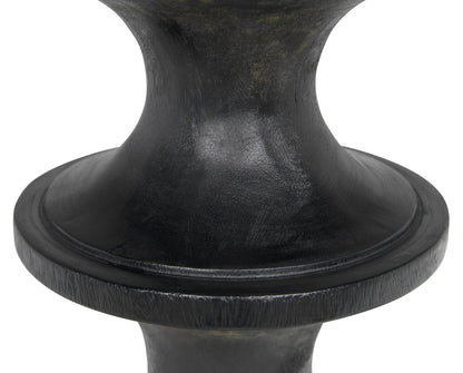 Noir Nolan Side Table in Burnt Black AE-185BB