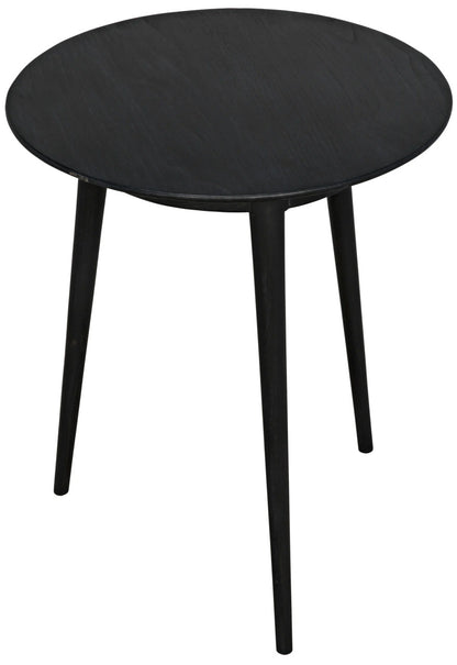 Noir Tripod Side Table in Charcoal Black AE-19CHB