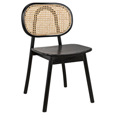 Noir Brahms Chair in Charcoal Black AE-200CHB