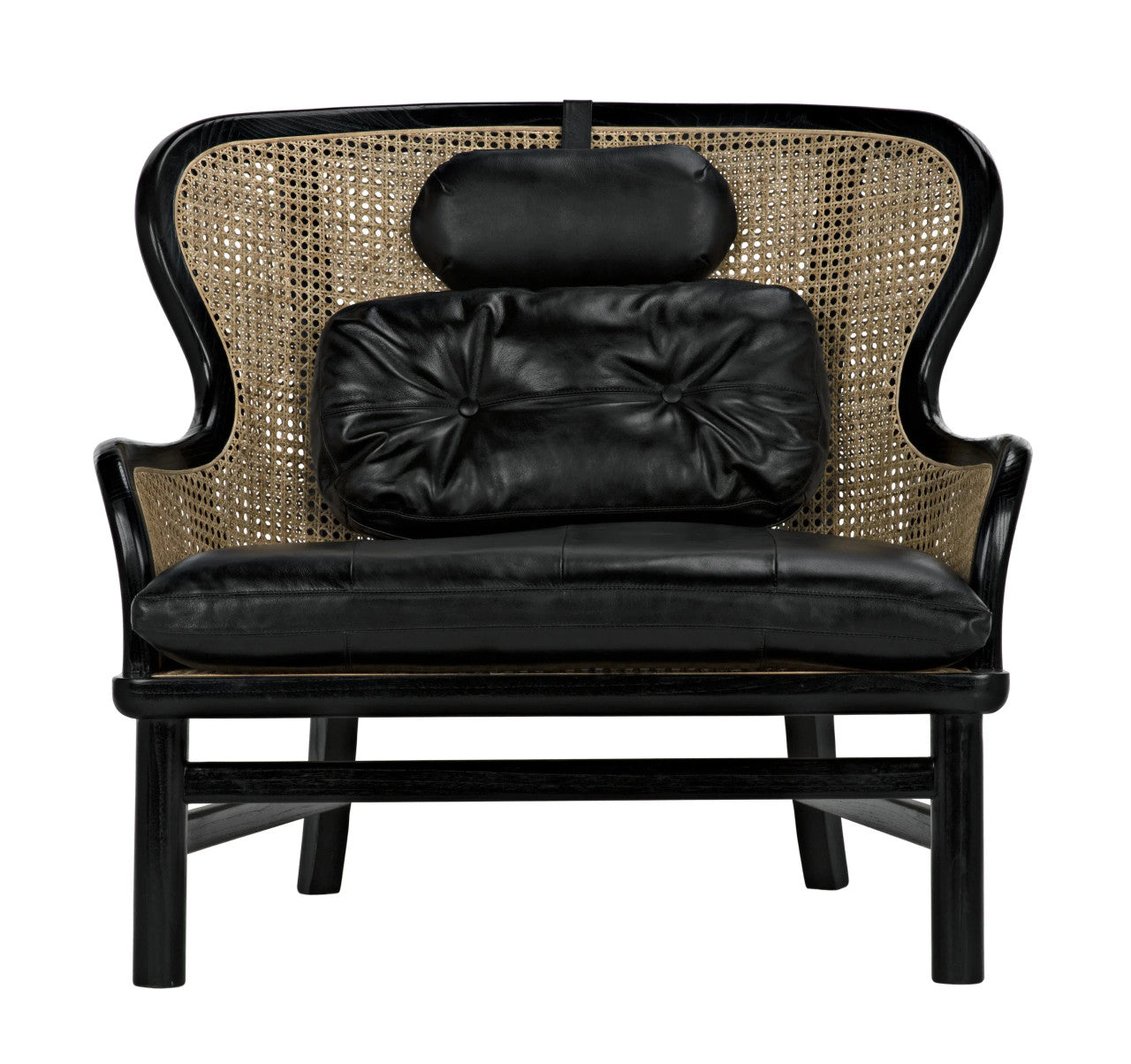 Noir Marabu Chair in Charcoal Black AE-203CHB