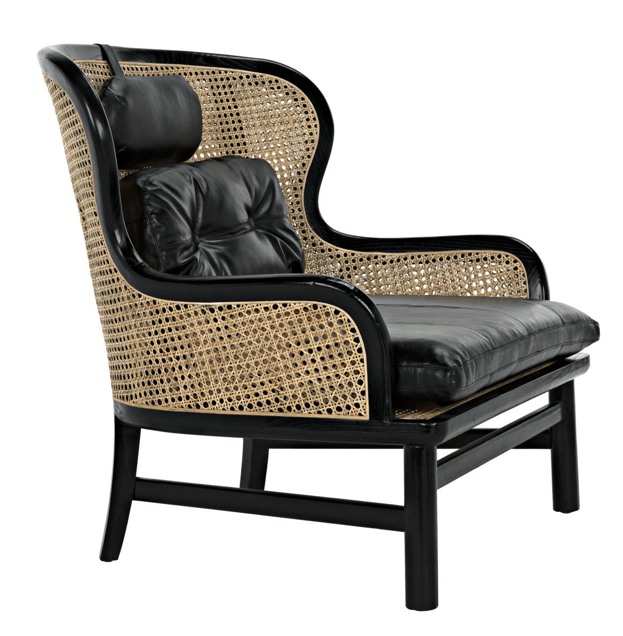 Noir Marabu Chair in Charcoal Black AE-203CHB