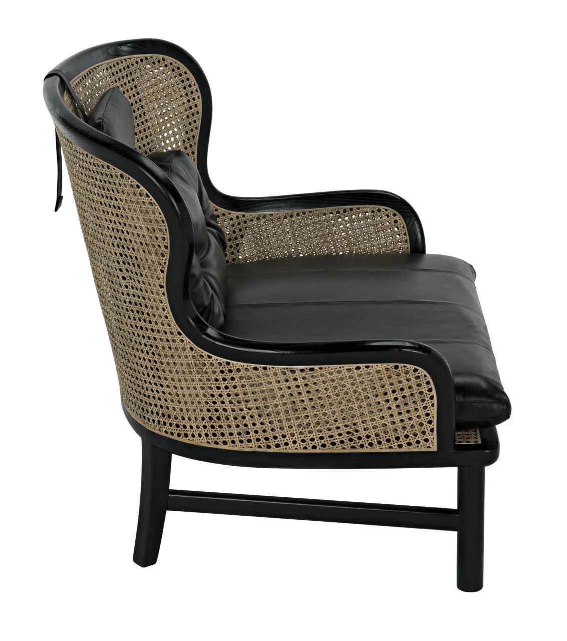 Noir Marabu Chair in Charcoal Black AE-203CHB