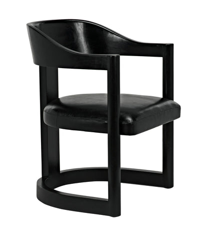 Noir Mccormick Chair in Charcoal Black AE-211CHB