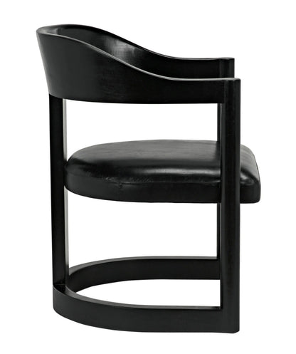 Noir Mccormick Chair in Charcoal Black AE-211CHB