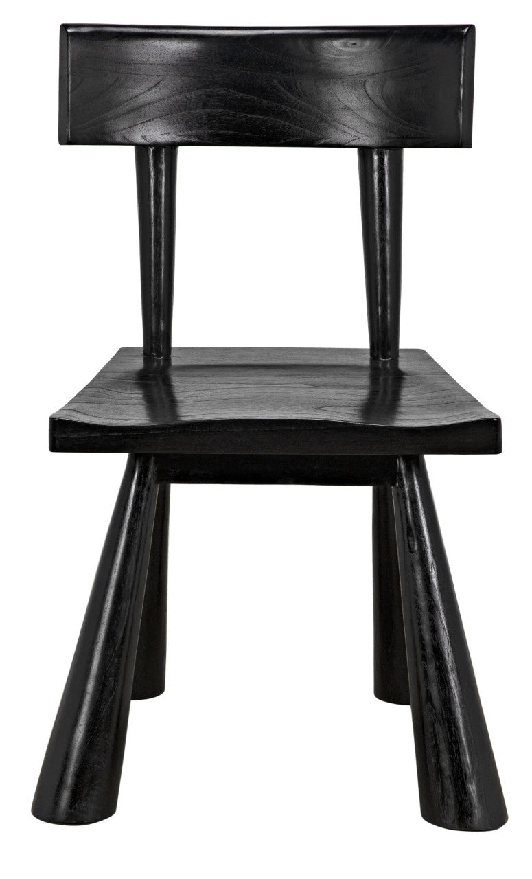 Noir Gilbert Chair in Charcoal Black AE-213CHB