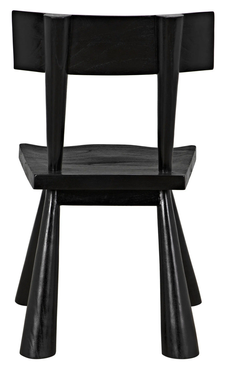 Noir Gilbert Chair in Charcoal Black AE-213CHB