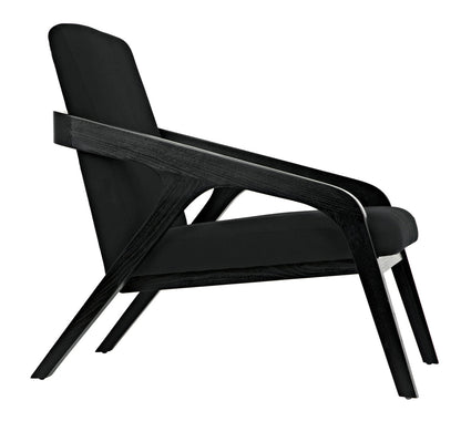 Noir Lamar Chair in Charcoal Black AE-216CHB