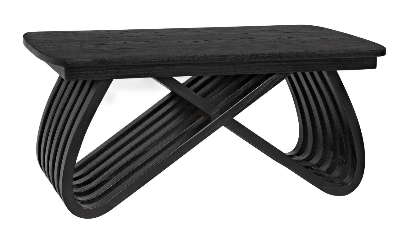 Noir Infinity Coffee Table in Charcoal Black AE-251CHB