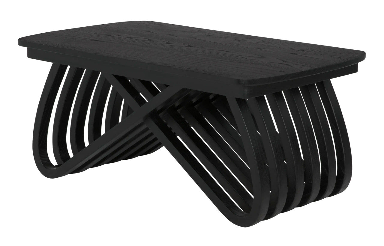 Noir Infinity Coffee Table in Charcoal Black AE-251CHB