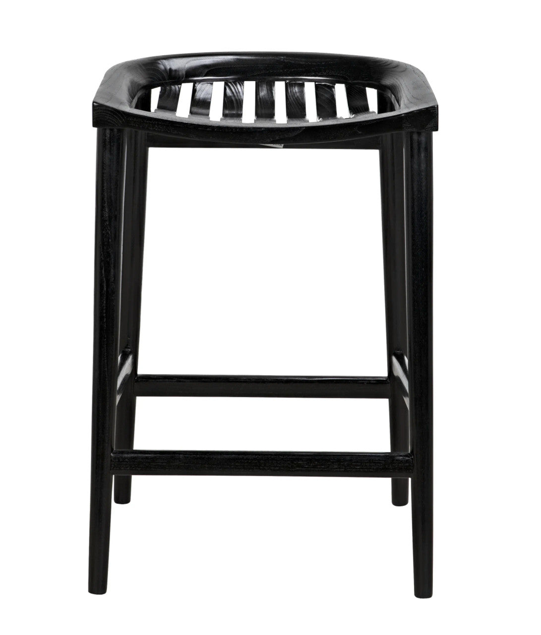 Noir Ronald Counter Stool in Charcoal Black AE-269CHB-S