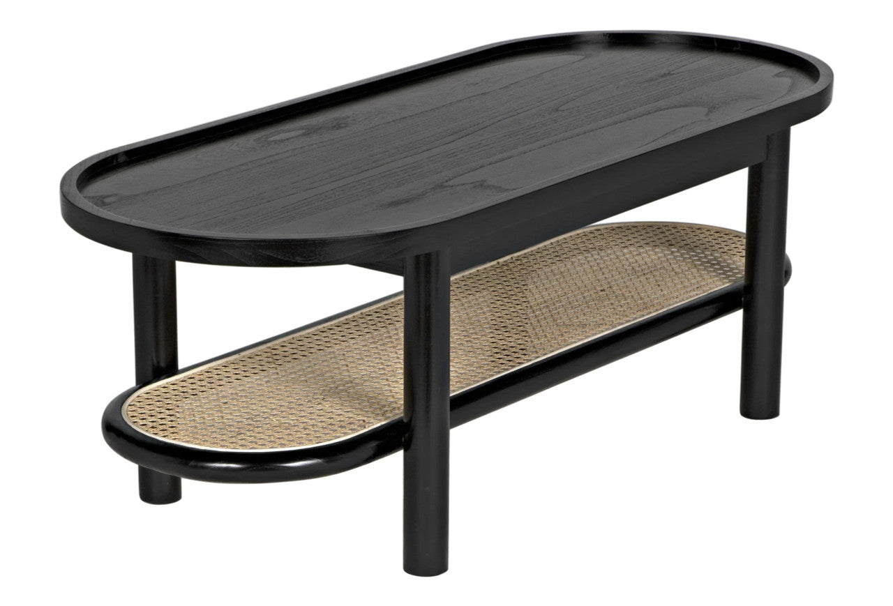 Noir Amore Coffee Table in Charcoal Black AE-287CHB