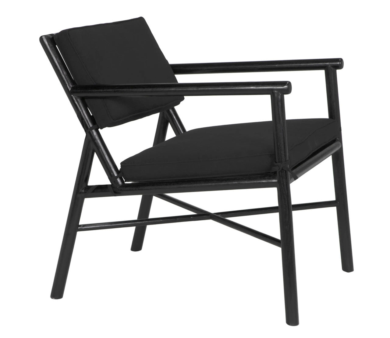 Noir Camworth Chair in Charcoal Black AE-288CHB