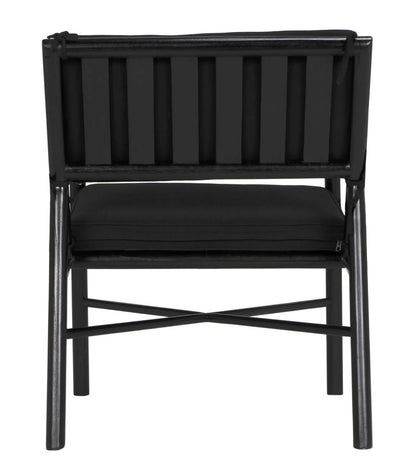 Noir Camworth Chair in Charcoal Black AE-288CHB