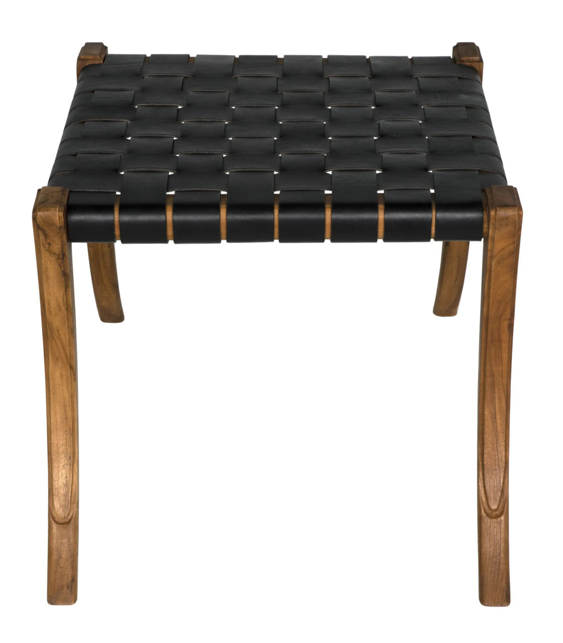 Noir Sparti Stool in Clear Coat Flat AE-290T