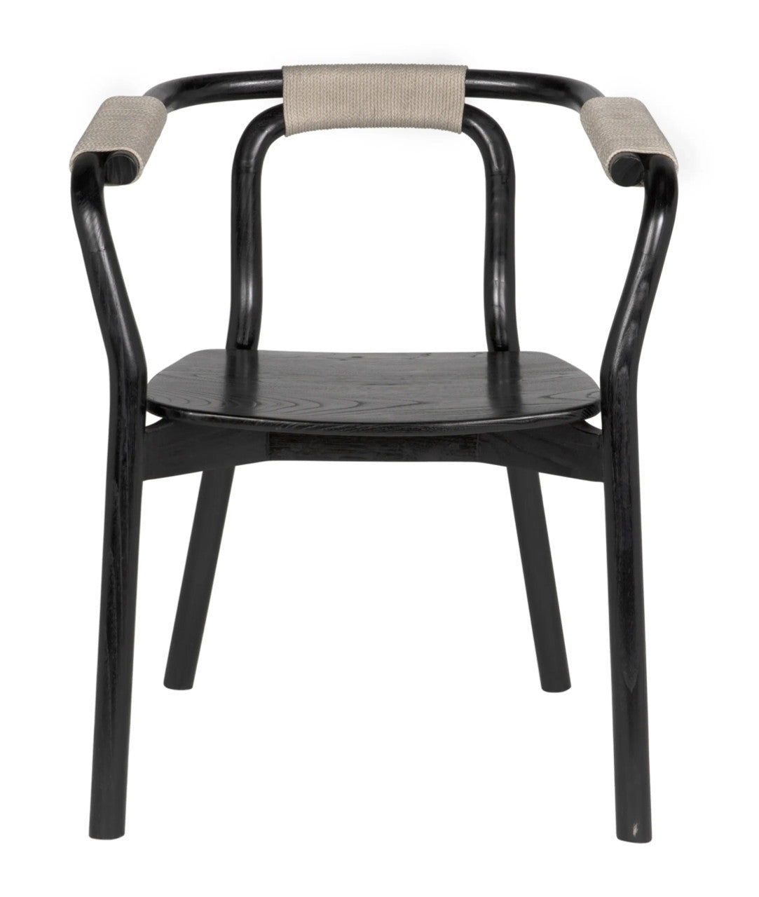 Noir Anna Chair in Charcoal Black AE-291CHB