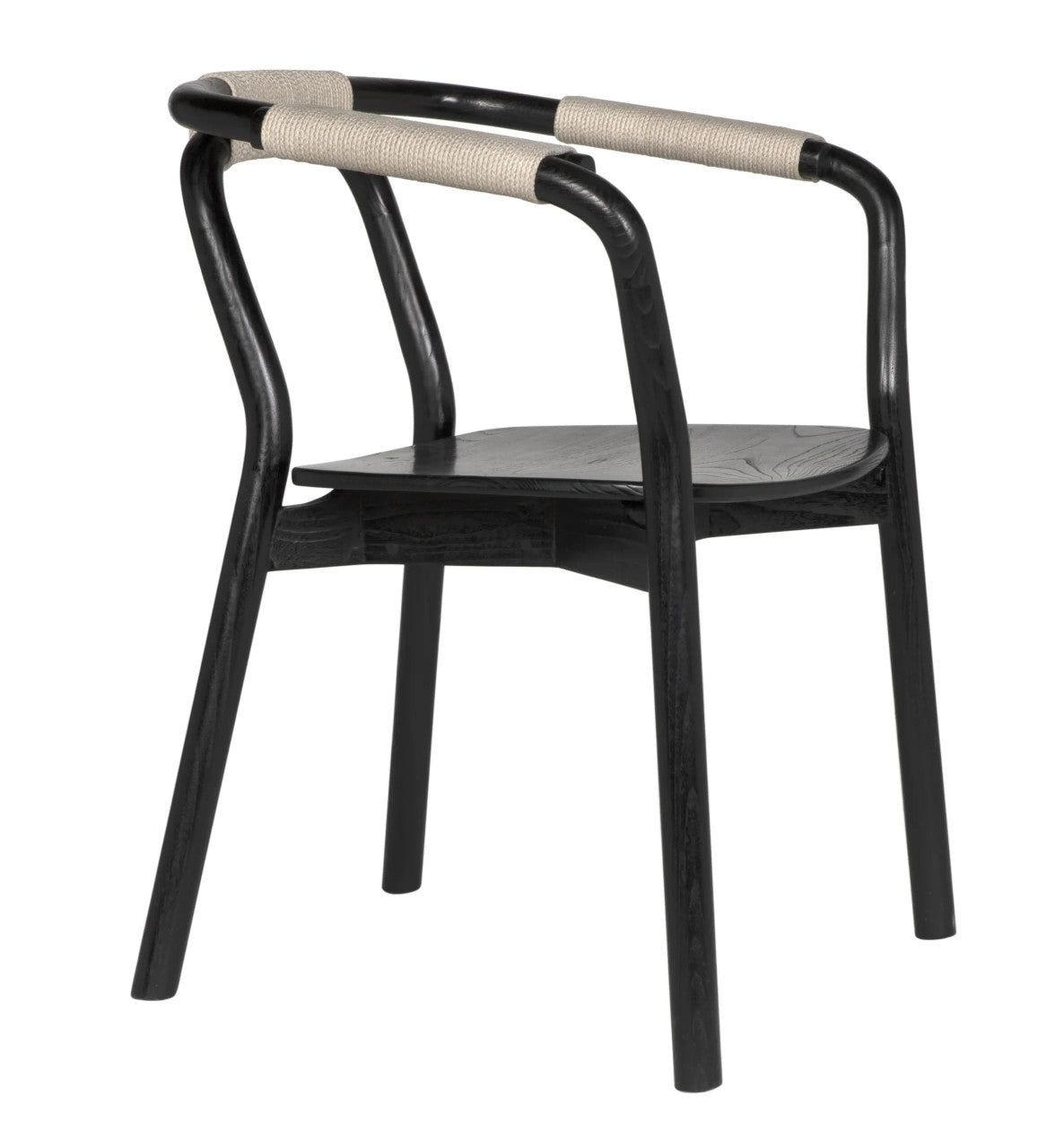 Noir Anna Chair in Charcoal Black AE-291CHB