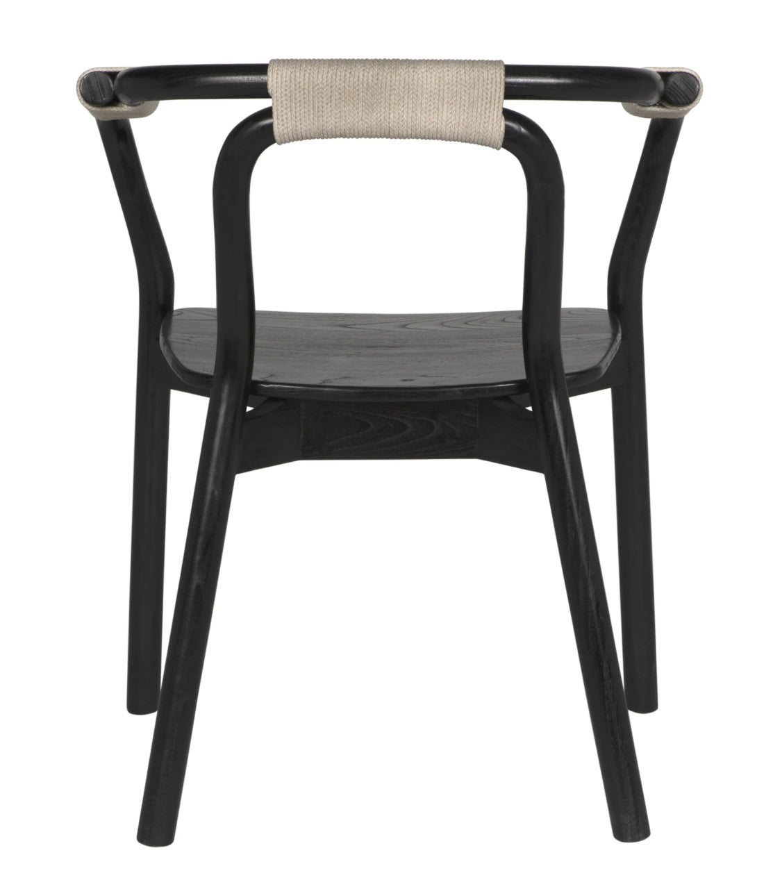 Noir Anna Chair in Charcoal Black AE-291CHB