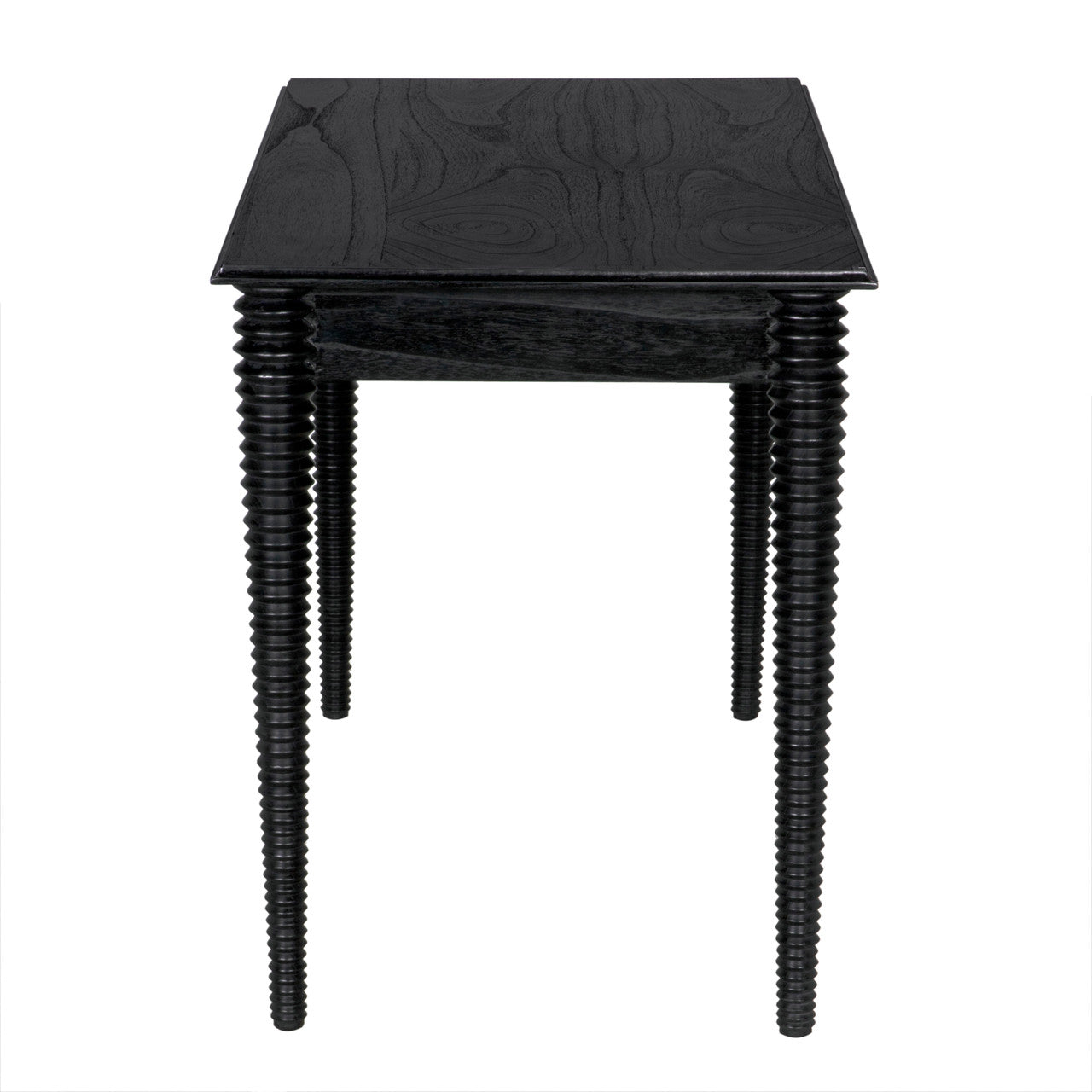 Noir Leonardo Desk in Charcoal Black AE-300CHB