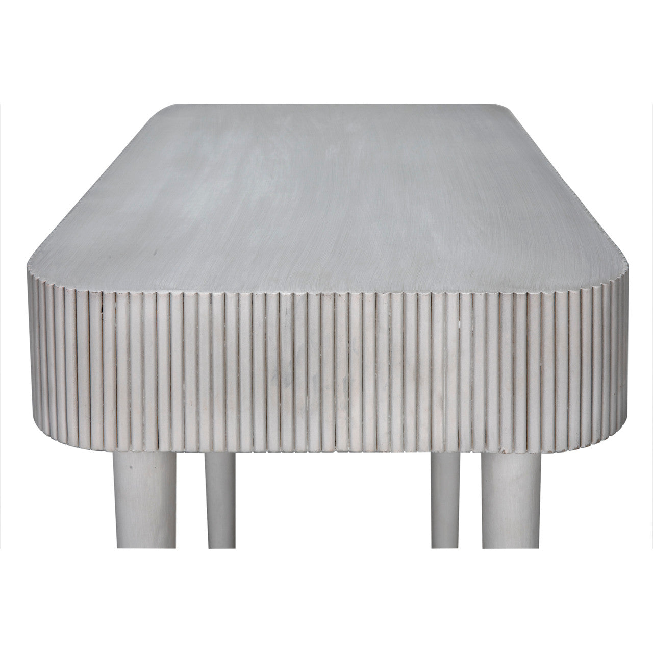 Noir Celine Desk/Side Table in White Wash AE-303WH