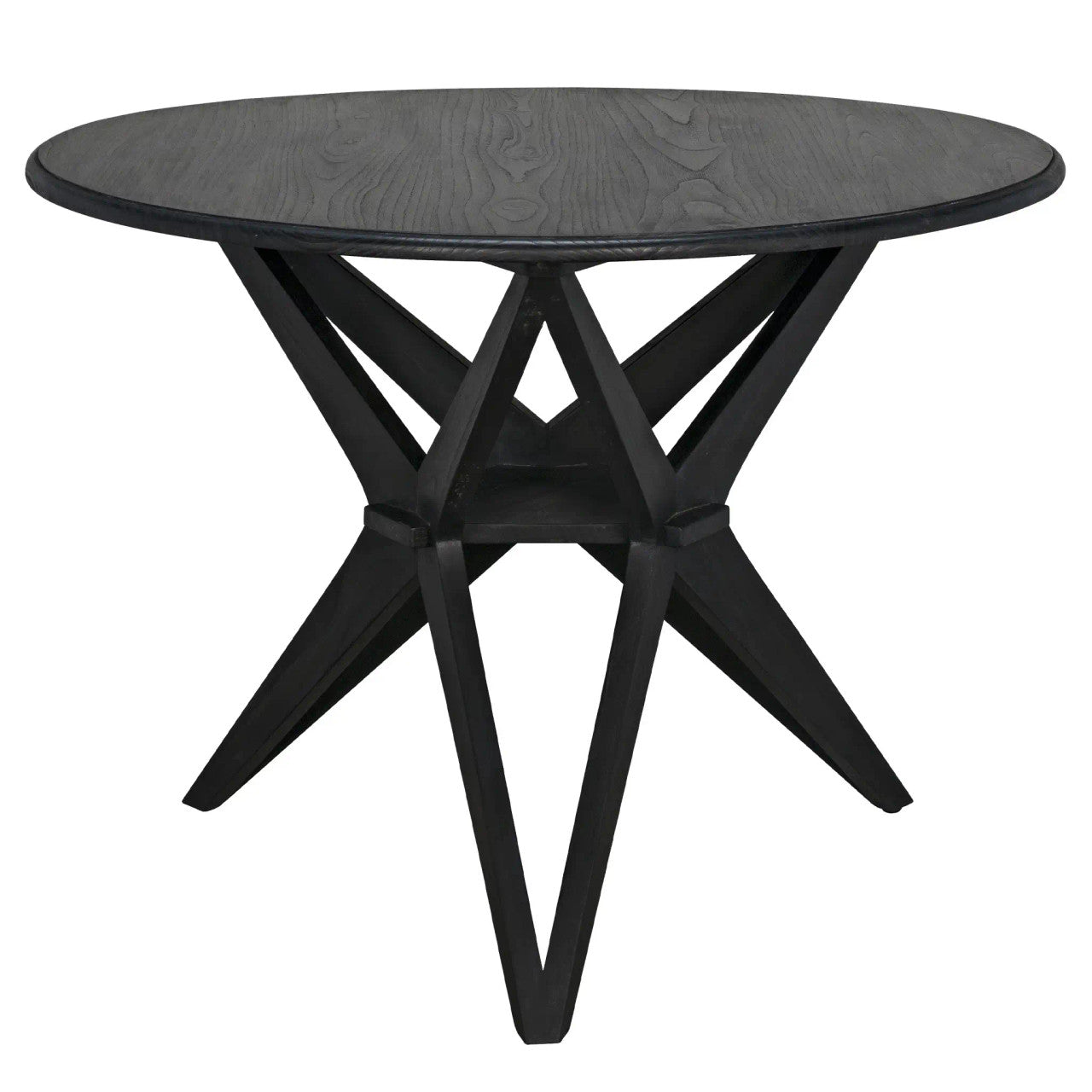 Noir Victor Dining Table in Charcoal Black AE-30CHB