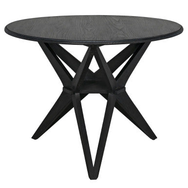 Noir Victor Dining Table in Charcoal Black AE-30CHB