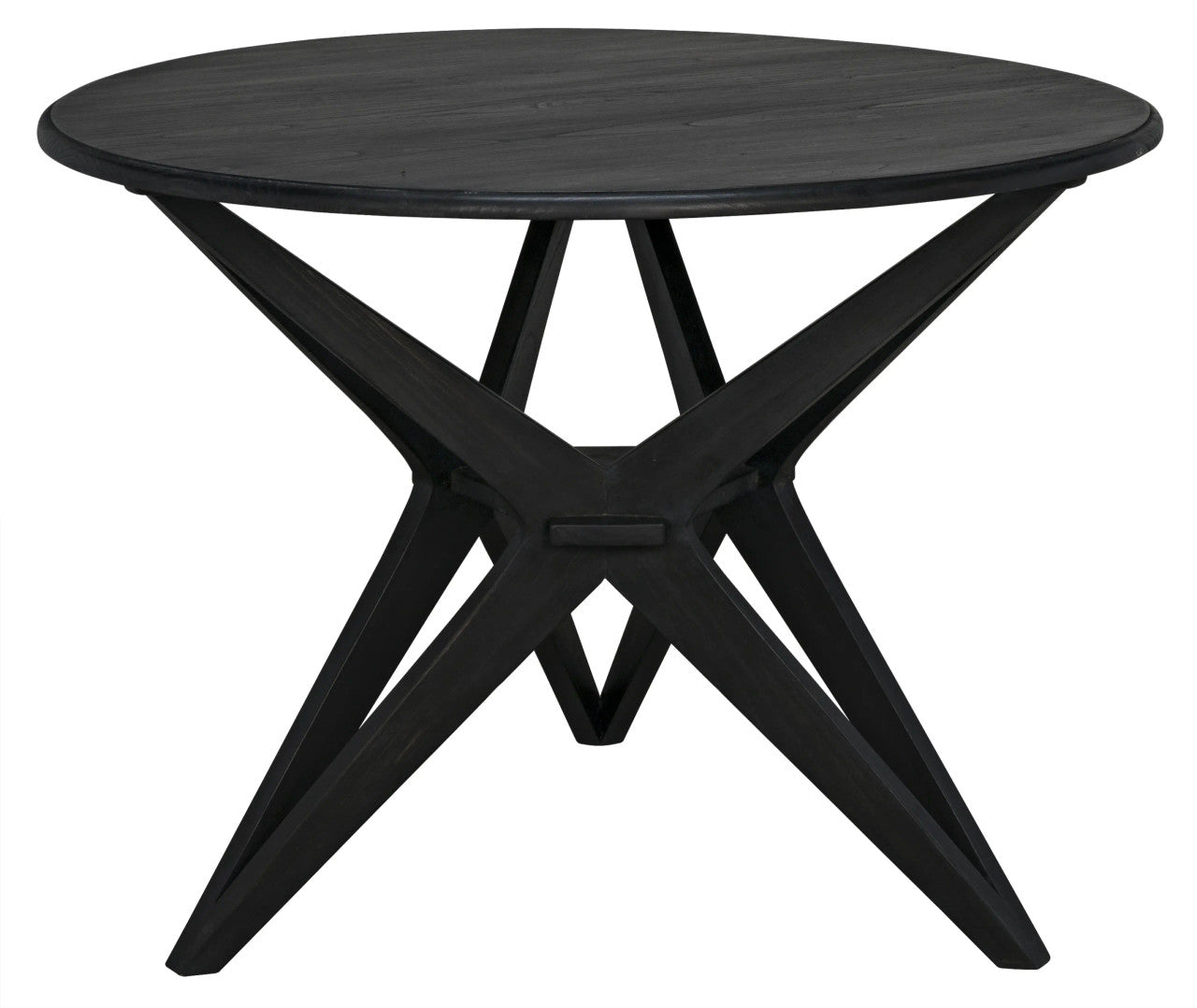 Noir Victor Dining Table in Charcoal Black AE-30CHB