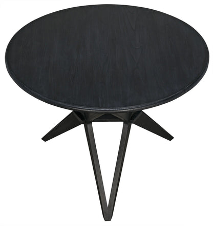 Noir Victor Dining Table in Charcoal Black AE-30CHB