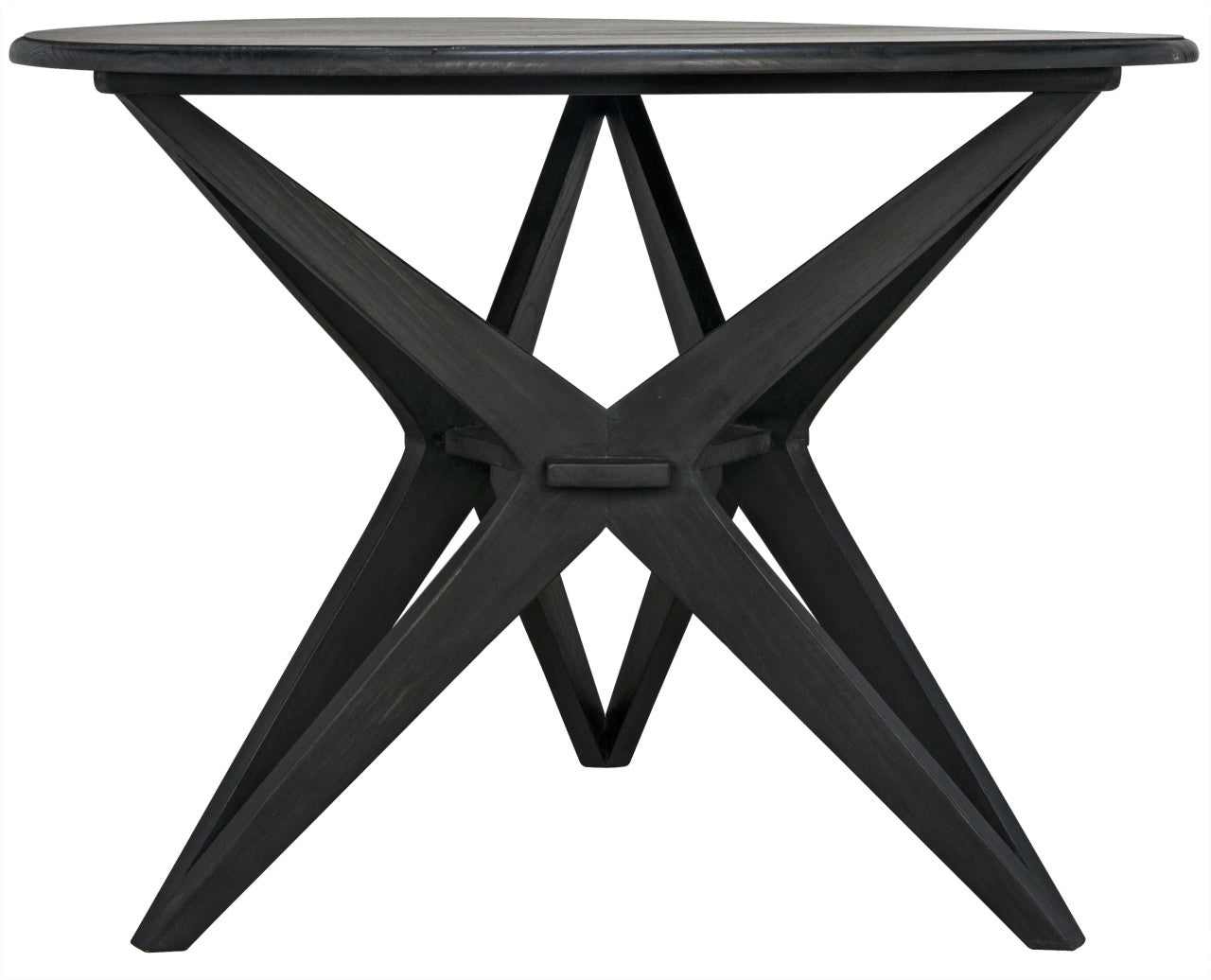 Noir Victor Dining Table in Charcoal Black AE-30CHB